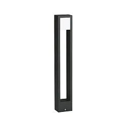LED Pullertlampe Type nr. 2252, lang lysdistributør, IP54, 90cm, 10W 3000K 480lm, Støbt alu / opal, dæmpbar, sort matt