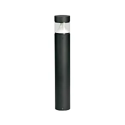 LED Bollard light Type No. 2275, round, IP54 IK08, 360° indirect symmetrical, 22W 3000K 2200lm, aluminum, clear + opal, black