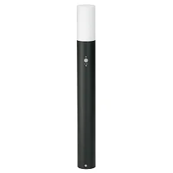 Pælelys TYPE NO 3078 med bevægelsesdetektor, med lysstyrkesensor E27 IP54, sort 