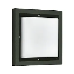 Udendørs wall luminaire TYPE NO 6422 IP54, opal, sort dæmpbar
