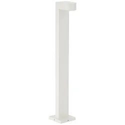 LED Gulvlampe Type nr. 2228, IP44, højde 70cm, 230V AC/DC, 3W 3000K 330lm, Støbt aluminium / satineret, hvid matt