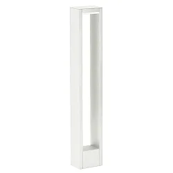 LED Bollard light Type No. 2242, IP54, flat light distributor, 90cm, 10W 3000K 480lm, cast alu / opal, dimmable, white