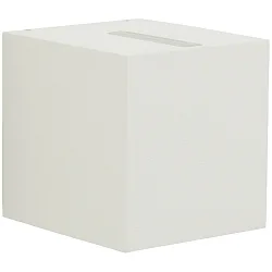 LED Udendørs Vægspot Type nr. 2416 - 2-sidet, tæt/bred, firkantet, IP44, 230V AC/DC, 13.4W 3000K 1200lm, linse + glas, hvid