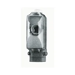 KÜK Type nr. 690036 Kabelforbindelsesboks til Albert Pullerlamper (ALB-6208...) og Albert Lysmaster, rustfrit stål / klar