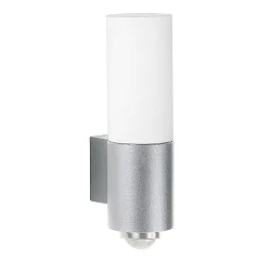 LED Udendørs Væglampe Type nr. 0277 med bevægelsesdetektor (Type nr. 2278), IP44, 10W 3000K 900lm, Støbt alu, dæmpbar