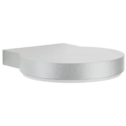 LED Udendørs Væglampe Type nr. IP44, 0290, 16W 3000K 1600lm, Støbt aluminium / Akrylglas opal, sølv matt