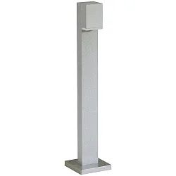LED Pullertlampe Type nr. 2065, IP44, 70cm, 230V AC/DC, 3.2W 3000K 330lm, Støbt alu / Akrylglas satiné / klar, rustfrit stål