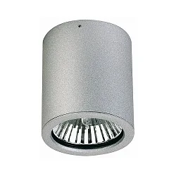 Udendørs Loftlampe Type nr. 2130, IP44, Ø 11cm / H 12.5cm, E27 PAR30 maks. 75W, stiv, sølv matt