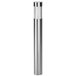 Pullertlampe Type nr. 2246, IP44, højde 90cm, E27 QA55 maks. 57W, rustfrit stål / Opalglas