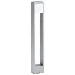 LED Pullertlampe Type nr. 2252, lang lysdistributør, IP54, 90cm, 10W 3000K 480lm, Støbt alu / opal, dæmpbar, sølv matt