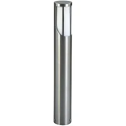 Pullertlampe Type nr. 2265, asymmetrisk, højde 70cm, IP44, E27 QA55 maks. 57W, rustfrit stål / Opalglas