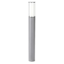 Bollard light Type No. 2269, IP44, height 90cm, E27 max. 20W (LED), stainless steel, acrylic glass, inside opal, silver matt
