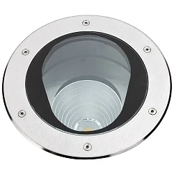 LED Ground spike spot Type No. 2422, 16W 3000K 2240lm 30°, swiveling 30°, stainless steel cover