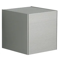 outdoor wall luminaire TYPE NO 2452 one-sided IP44, stainless steel brushed dimmable
