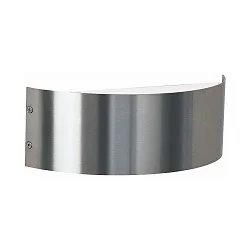 LED Udendørs Væglampe Type nr. 6342, 2-sidet, IP44, 230V AC/DC, halv rund, 29.5cm, 2x 7.8W 3000K 580lm, rustfrit stål