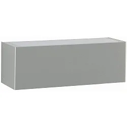 LED Udendørs Væglampe Type nr. 6165, 2-sidet, firkantet, IP44, bredde 30cm, 2x 7.8W 3000K 580lm, rustfrit stål / Opalglas