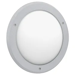 Udendørs wall luminaire TYPE NO 6419 IP44, opal, sølv dæmpbar