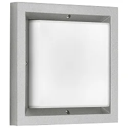 Udendørs wall luminaire TYPE NO 6411 IP54, opal, sølv dæmpbar