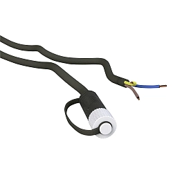 connection cable PLUG-N-PLAY 2-fold, with open cable, black 250cm