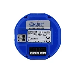 Bluetooth vægkontrol CASAMBI RTW4NBT230 UP 4-fold, indbygget version, Bluetooth-kontrolsignaludgang, blå