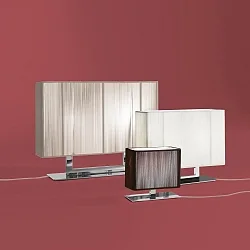 Bordlampe LT CLAVIUS P E14 IP20, chrom, hvid dæmpbar