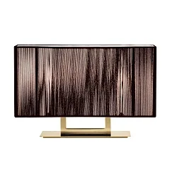 Bordlampe LT CLAVIUS P E14 IP20, guld, tobak dæmpbar