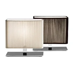 Bordlampe LT CLAVIUS XP E14 IP20, chrom, tobak dæmpbar