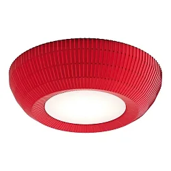 Loftlampe BELL 060 E27 IP20, rød dæmpbar