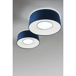 Loftlampe PL VELVET 070 E27 IP20, blå, hvid dæmpbar