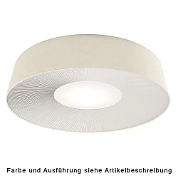 Loftlampe PL VELVET 100 E27 IP20, beige, hvid dæmpbar