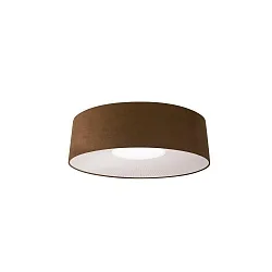 Loftlampe PL VELVET 100 E27 IP20, brun, hvid dæmpbar