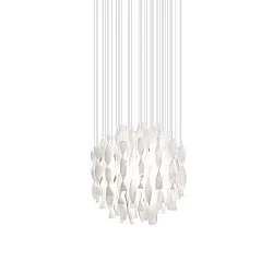 Pendel SP AURA 60 E27 IP20, chrom, hvid dæmpbar