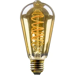 Glødepære ST64 E27 4,8W 380lm 2200K 300° 