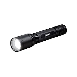 Blulaxa LED Lommelygte 10W, kold hvid, 2 skifte etaper, Signal blinkende tilstand, justerbart fokus, aftagelig håndledsrem