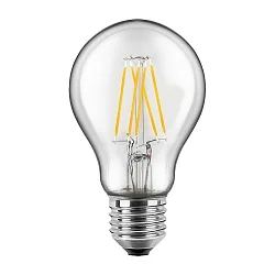 Blulaxa LED Filament Pæreformet Lyskilde RETRO klart, 300°, E27, varmhvid, glas, 7W