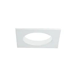 Blulaxa Mounting frame for LED Reflector cutting out: 68 mm, square, incl. 1x GU10 socket, white