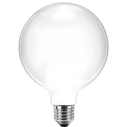 Blulaxa LED Filament Globe Lyskilde RETRO opal, 9,5cm, 300°, E27, varmhvid, glas, 4W