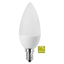 Blulaxa LED Kerteformet Lyskilde SMD Essential, 5W, 260°, E14, varmhvid, dæmpbar