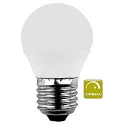 Blulaxa LED Lyskilde MiniGlobe SMD Essential G45, 160°, E27, varmhvid, dæmpbar, 5,5W