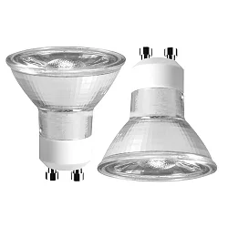 Blulaxa LED RETRO Reflektorpære 4W WW, Glas, halogen optik, Doppelpack