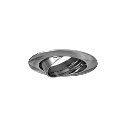 Blulaxa Bajonett Mounting frame for LED Reflector cutting out: 68 mm, round, adjustable, incl. 1x GU10 socket, stainless steel