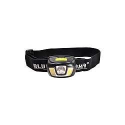 Blulaxa® LED Hovedlygte, Belysning rækkevidde 120m, IP54, 3W 6000K 250lm, 2 skiftetrin, Signal blinkende tilstand