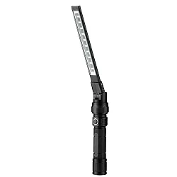 Arbejdslampe omskiftelig IPX4, sort dæmpbar