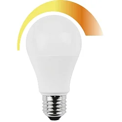 LED Lyskilde pæreformet 10W varmhvid, Dim to warm