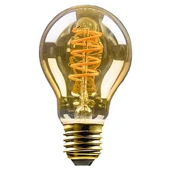 LED Lyskilde pæreformet, 5W, E27, 250lm, 1800K, glas guld VBS