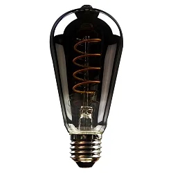 LED Lyskilde ST64, 5W, E27, 140lm, 1800K, glas smoky VBS