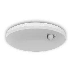 Væg- og Loftlampe HUMINA S rund, med sensor, omskiftelig IP54, hvid 