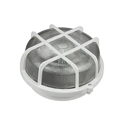 damp-proof luminaire BASIS round E27 IP44, white