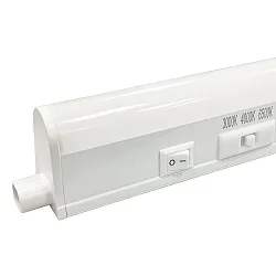 Armatur til brug under kabinettet PINEX 30 IP20, hvid  4W 450lm  3000 / 4000 / 6500K 120° 28.5cm