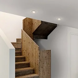 Loftlampe EUCLID MIN AC C IP20, chrom dæmpbar